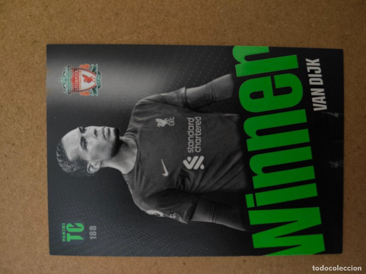 Cromos de f&uacute;tbol: Van dijk. Winner. Panini