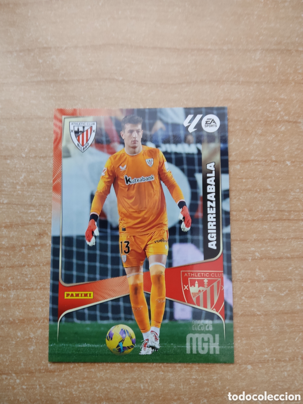 Cromos de f&uacute;tbol: 39 AGIRREZABALA ATHLETIC CLUB MEGACRACKS 2025 2026