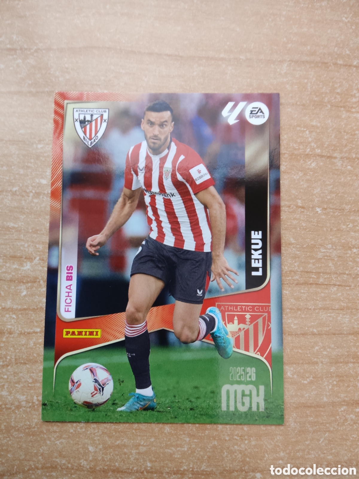 Cromos de f&uacute;tbol: 40 BIS LEKUE ATHLETIC CLUB MEGACRACKS 2025 2026