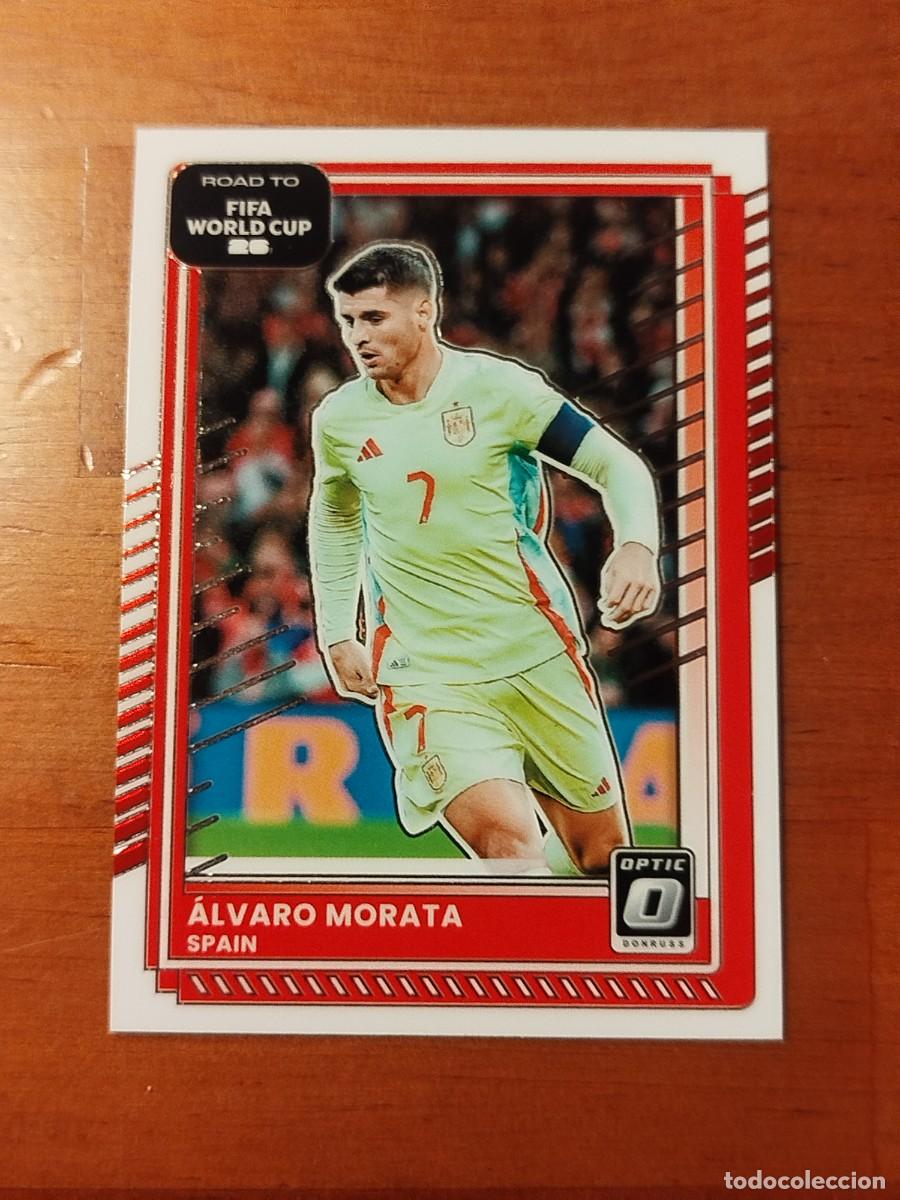 Football Stickers: 18. Alvaro Morata (Espa&ntilde;a) - Optic Panini Donruss Road to Fifa World Cup 2025