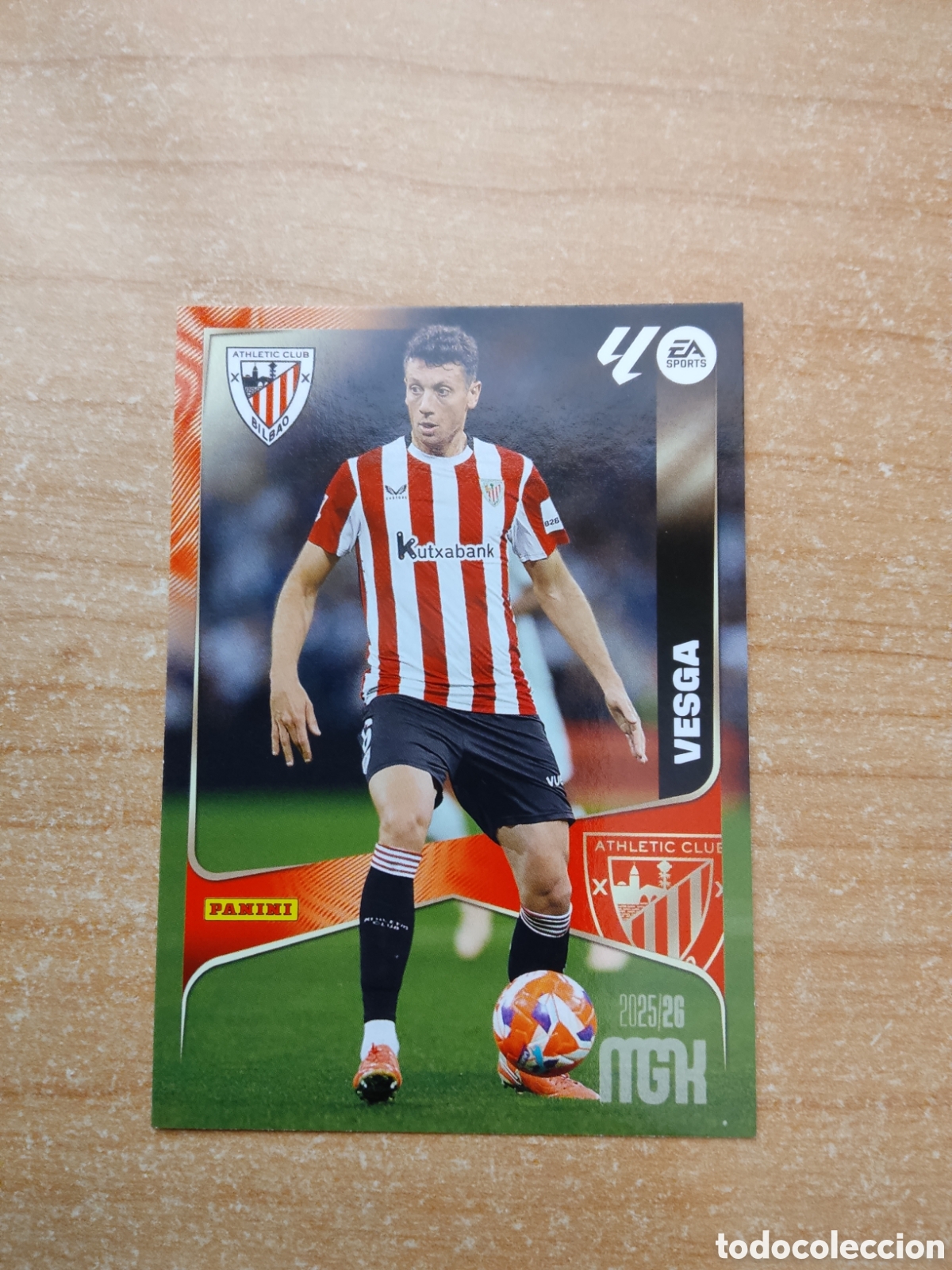 Cromos de f&uacute;tbol: 45 VESGA ATHLETIC CLUB MEGACRACKS 2025 2026