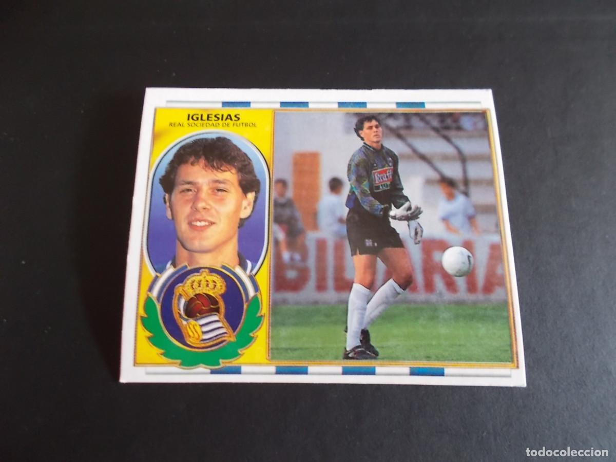 Cromos de f&uacute;tbol: ESTE 96-97 FICHAJE N&ordm;7 BIS IGLESIAS REAL SOCIEDAD NUEVO SIN PEGAR IMPECABLE