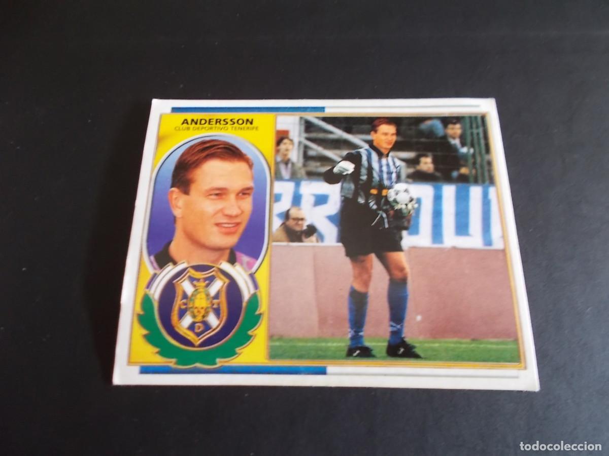 Cartes &agrave; collectionner de Football: ESTE 96-97 FICHAJE N&ordm;21 Y DOBLE IMAGEN DIFICIL ANDERSSON NUEVO SIN PEGAR IMPECALE