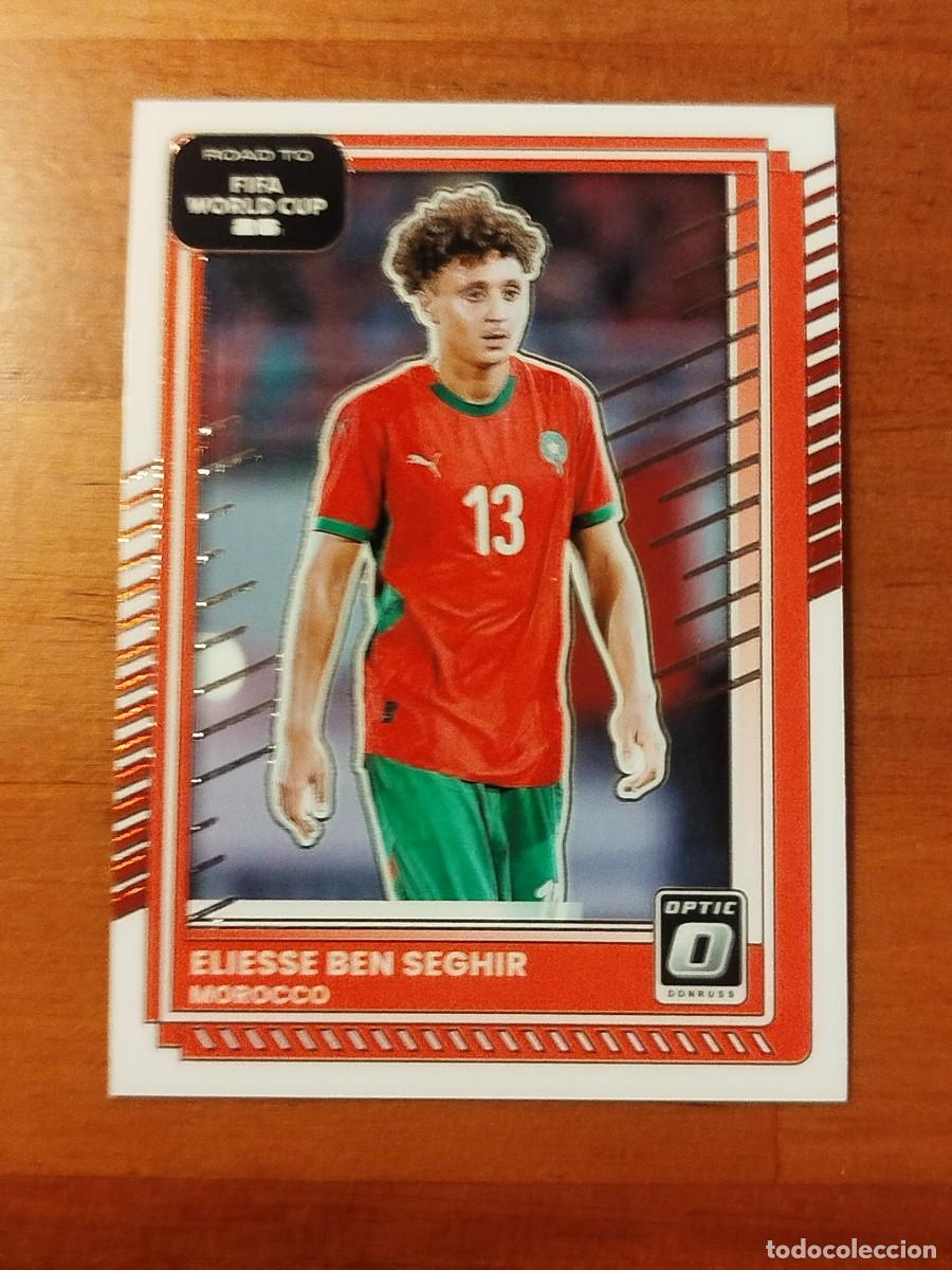 Cromos de f&uacute;tbol: 98. Eliesse Ben Seghir (Marruecos) - Optic Panini Donruss Road to Fifa World Cup 2025