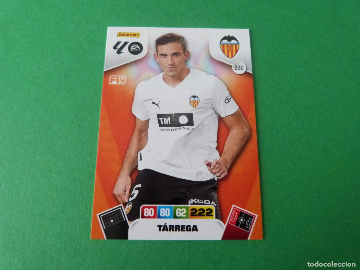 Cromos de f&uacute;tbol: TRADING CARD FUTBOL TARREGA VALENCIA C.F. N&ordm; 330 LIGA ADRENALYN XL 2025-2026/25-26 PANINI