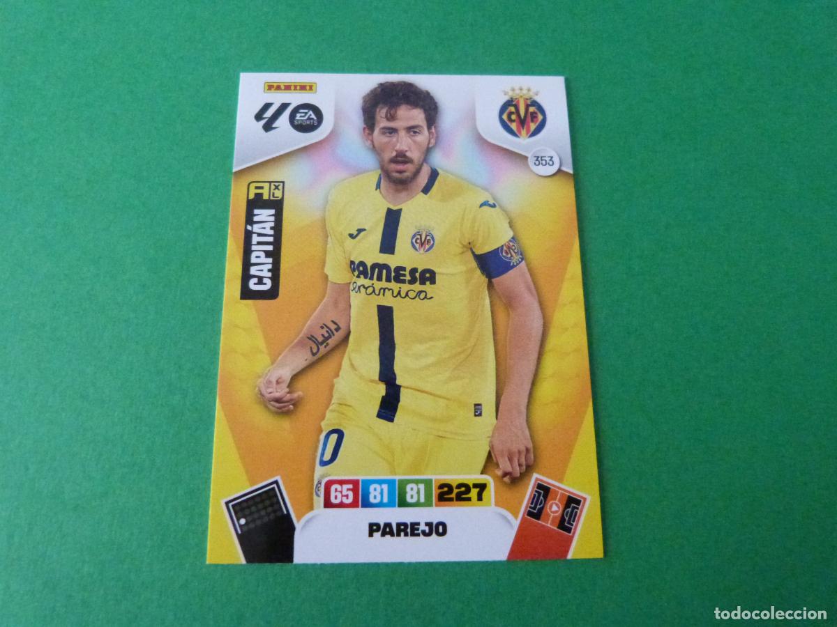 Cromos de f&uacute;tbol: TRADING CARD FUTBOL PAREJO VILLARREAL C.F. N&ordm; 353 LIGA ADRENALYN XL 2025-2026/25-26 PANINI