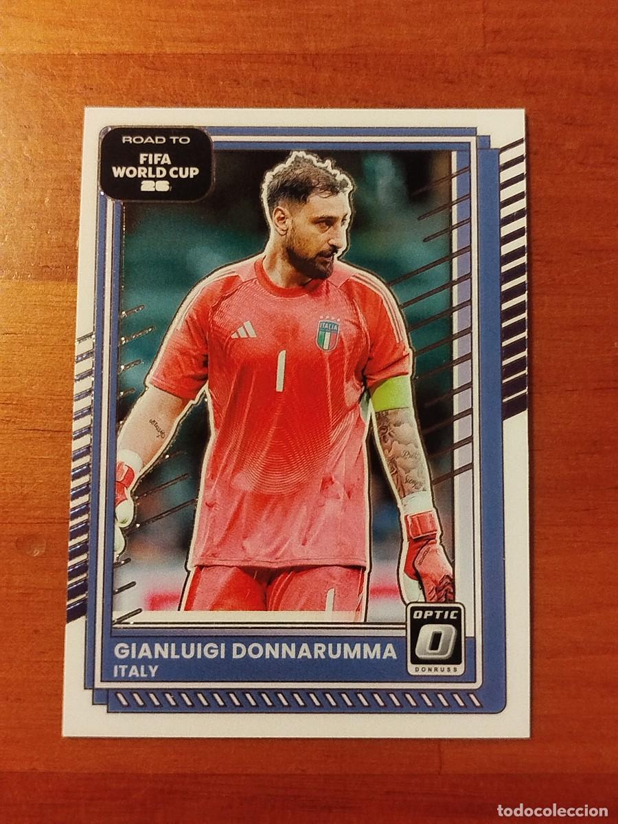 Cromos de f&uacute;tbol: 112. Gianluigi Donnarumma (Italia) - Optic Panini Donruss Road to Fifa World Cup 2025