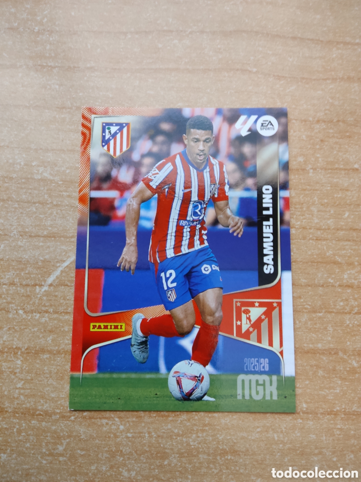 Cromos de f&uacute;tbol: 68 SAMUEL LINO ATLETICO MADRID MEGACRACKS 2025 2026