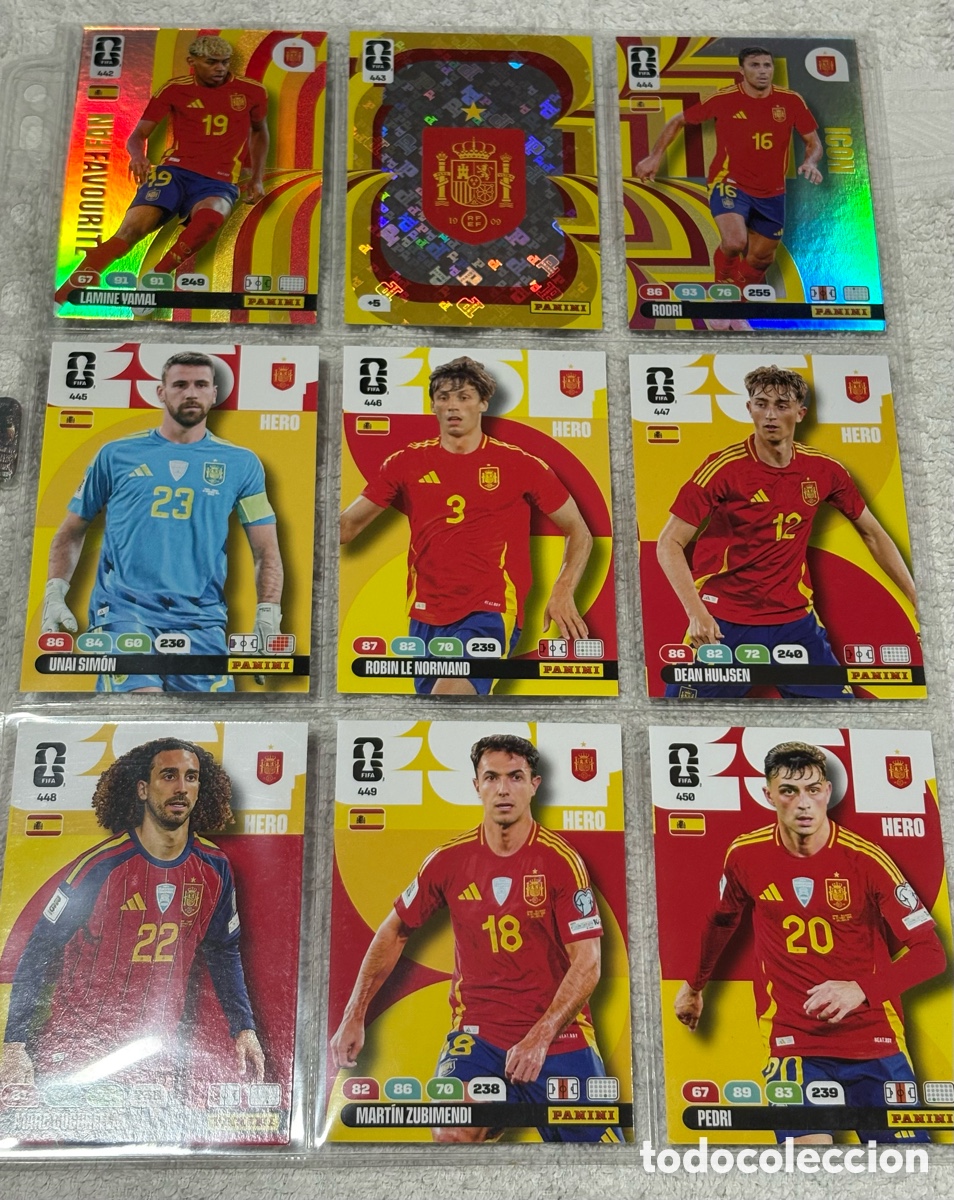 Cromos de Futebol: Lote 18 Espa&ntilde;a Panini Adrenalyn FIFA World Cup 2026 26 Lamine Yamal Fans Golden