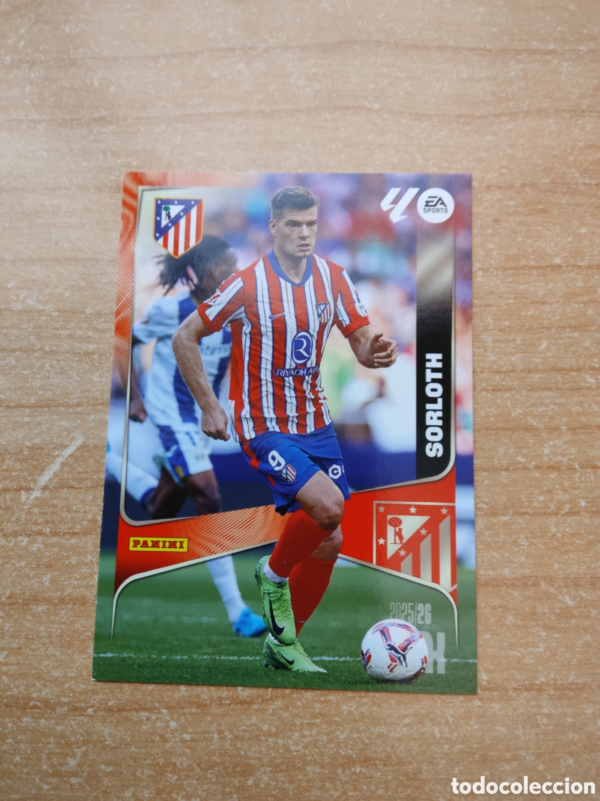 Cromos de f&uacute;tbol: 72 SORLOTH ATLETICO MADRID MEGACRACKS 2025 2026