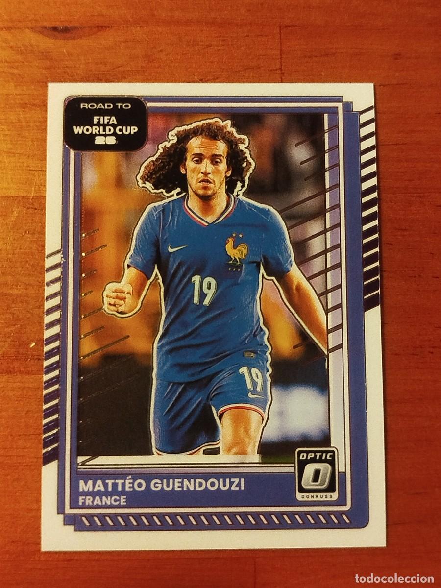 Cartes &agrave; collectionner de Football: 144. Matteo Guendouzi (Francia) - Optic Panini Donruss Road to Fifa World Cup 2025