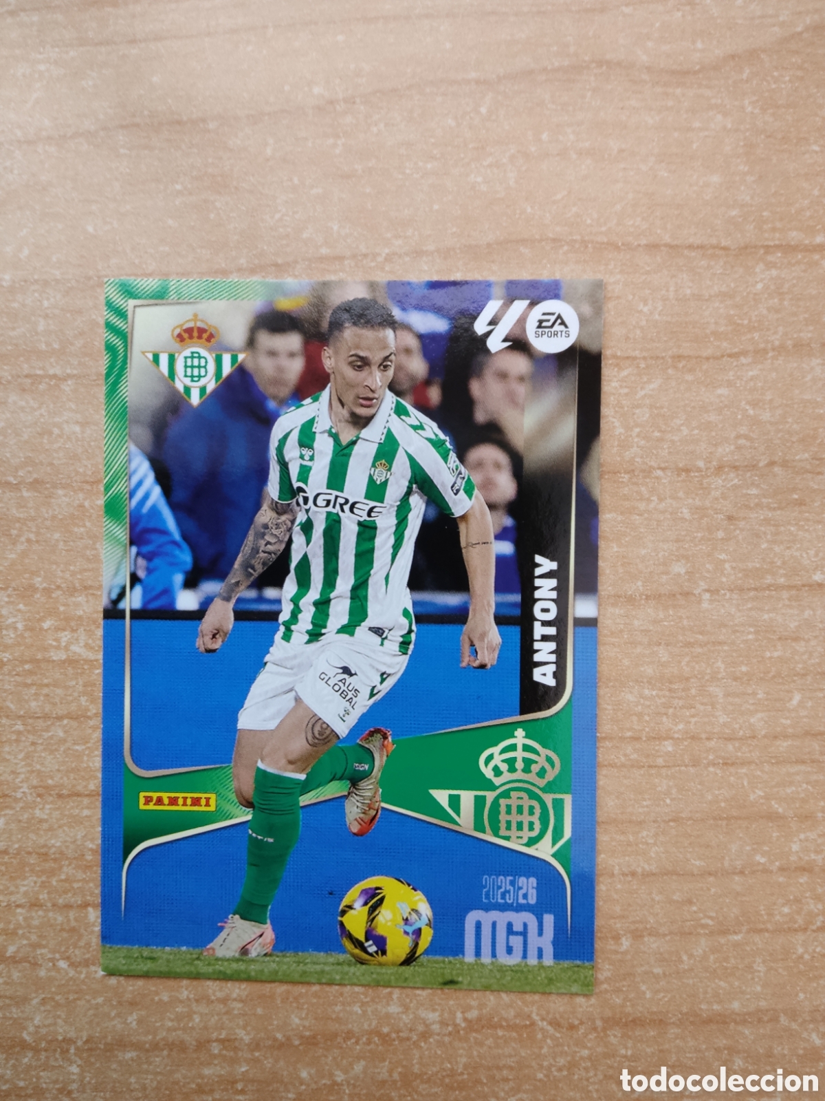 Cromos de f&uacute;tbol: 105 ANTONY REAL BETIS MEGACRACKS 2025 2026