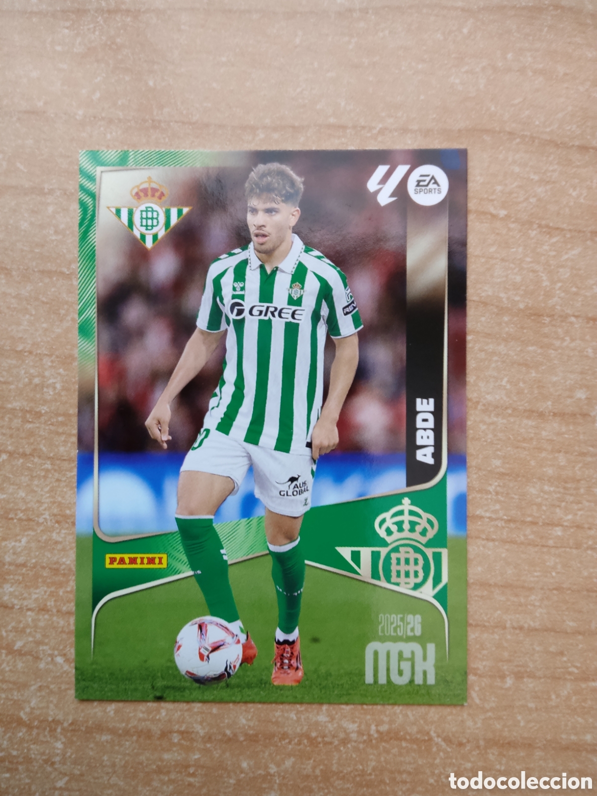 Cromos de f&uacute;tbol: 107 ABDE REAL BETIS MEGACRACKS 2025 2026