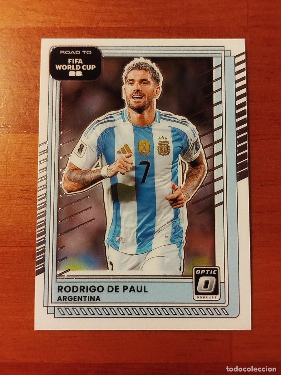 Cromos de f&uacute;tbol: 161. Rodrigo de Paul (Argentina) - Optic Panini Donruss Road to Fifa World Cup 2025