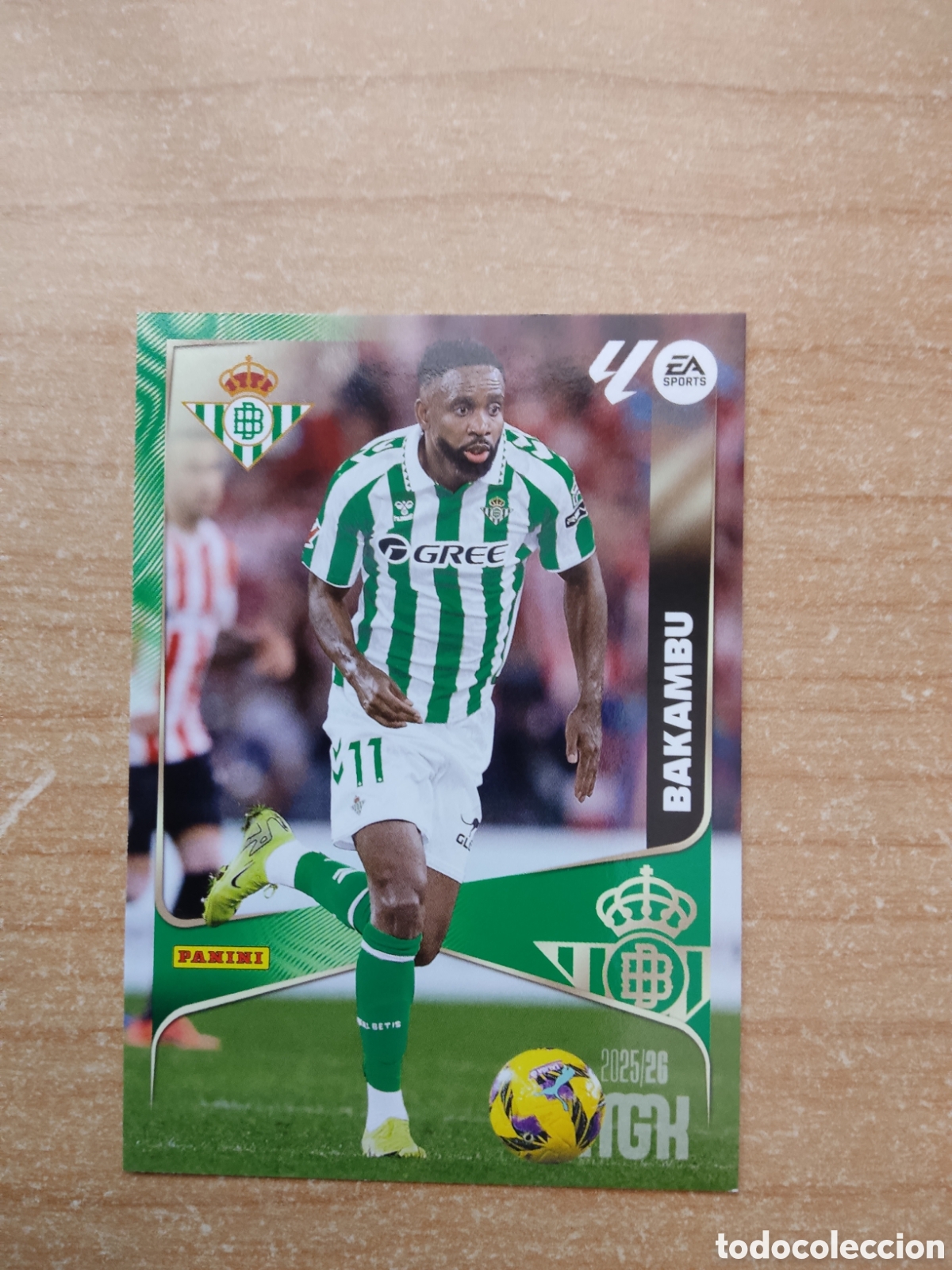 Cromos de f&uacute;tbol: 108 BAKAMBU REAL BETIS MEGACRACKS 2025 2026