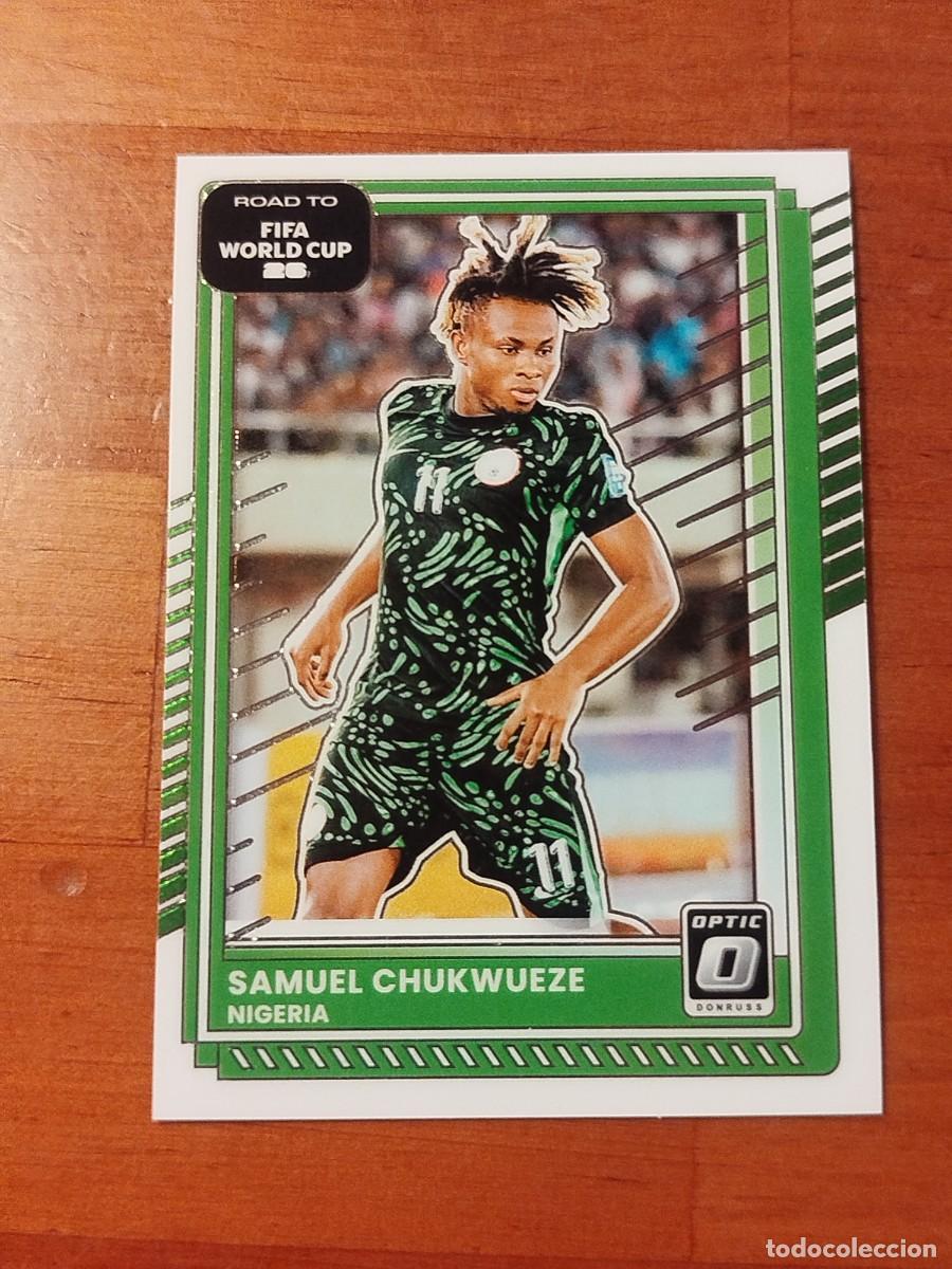 Football Stickers: 194. Samuel Chukwueze (Nigeria) - Optic Panini Donruss Road to Fifa World Cup 2025