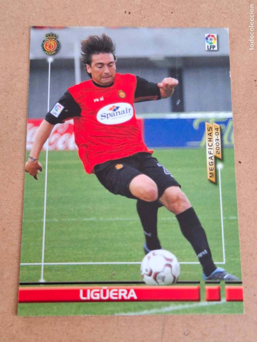Football Stickers: MEGAFICHAS 2003 2004 03 04 - 487 LIG&Uuml;ERA ( NUEVO FICHAJE ) - RCD. MALLORCA
