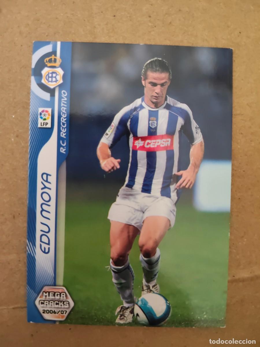 Cromos de f&uacute;tbol: Edu Moya. Ficha bis 258