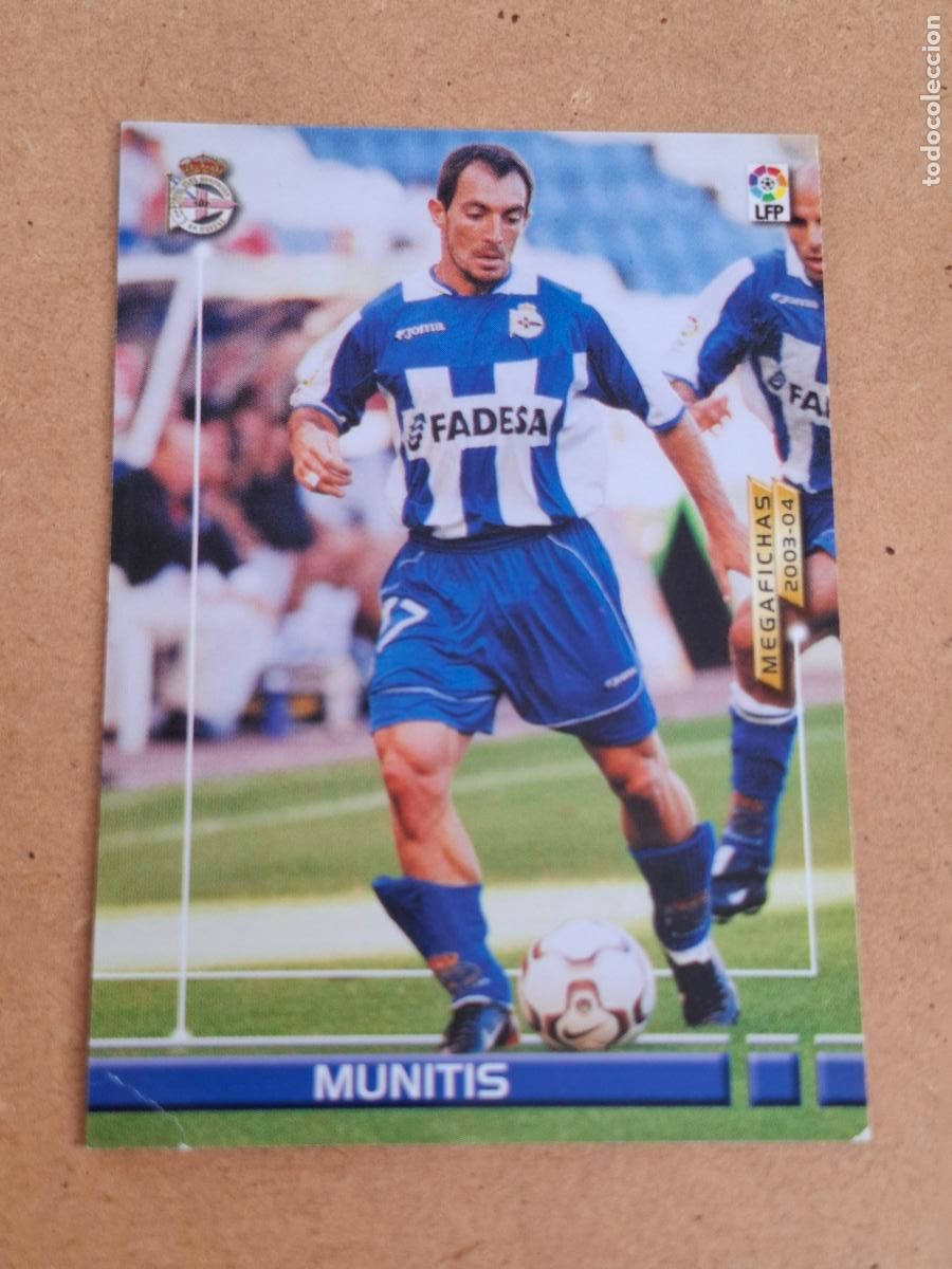 Cromos de f&uacute;tbol: MEGAFICHAS 2003 2004 03 04 - 492 MUNITIS ( NUEVO FICHAJE ) - R.C. DEPORTIVO