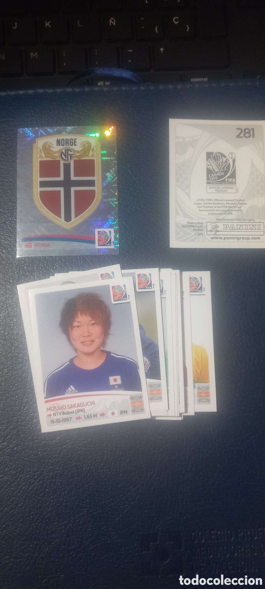 Cromos de f&uacute;tbol: Lote 22 cromos PANINI CANADA 2015 sin repetidos