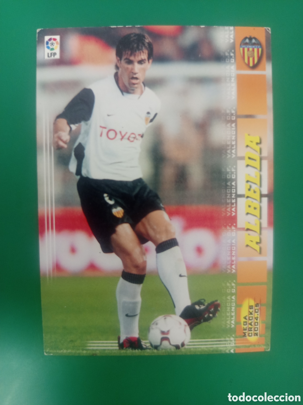 Cromos de f&uacute;tbol: ❇️ CROMO ⚽ ALBELDA VALENCIA MEGACRACKS MGKS 04 05 2004 2005 PANINI SPORTS ❇️