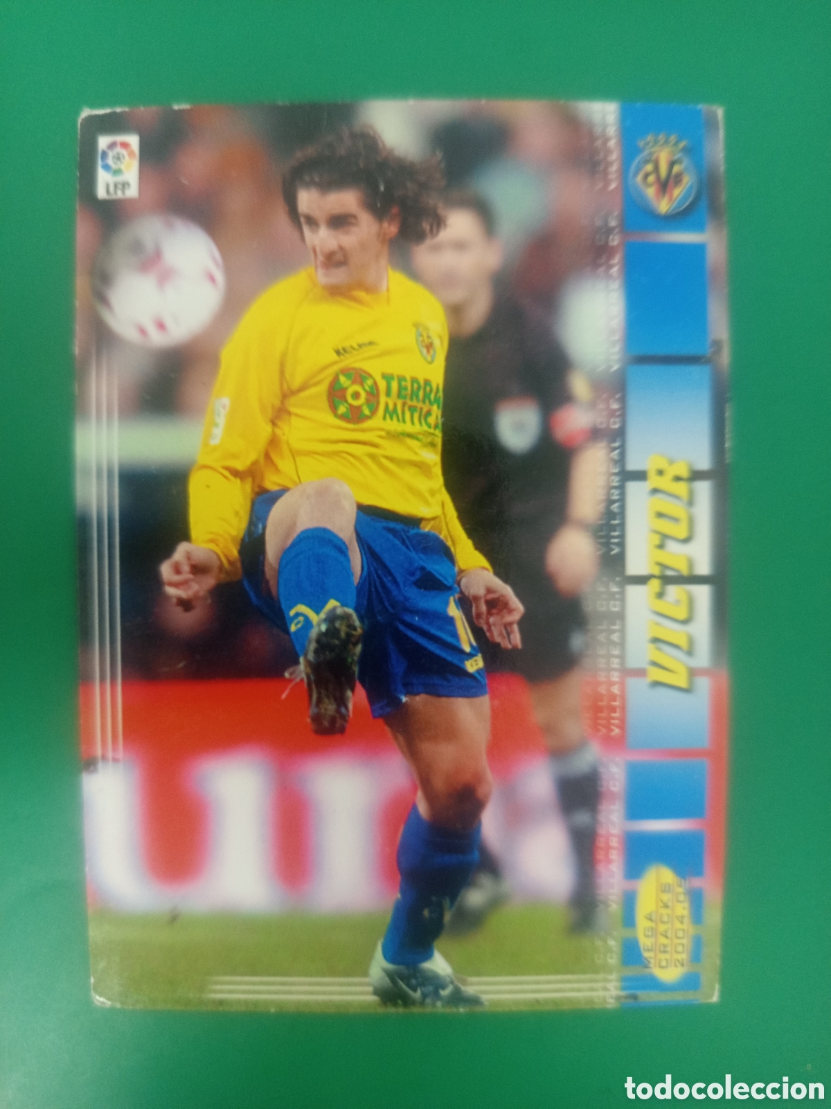 Cromos de f&uacute;tbol: ❇️ CROMO ⚽ V&Iacute;CTOR VILLARREAL MEGACRACKS MGKS 04 05 2004 2005 PANINI SPORTS ❇️