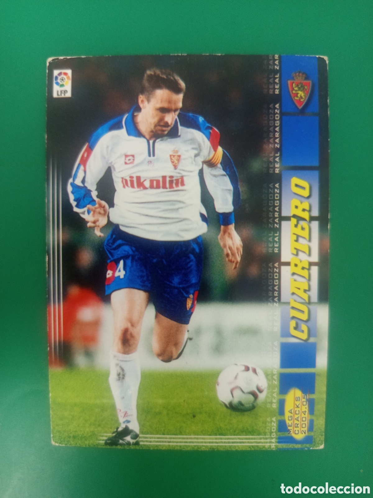Cromos de f&uacute;tbol: ❇️ CROMO ⚽ CUARTERO ZARAGOZA MEGACRACKS MGKS 04 05 2004 2005 PANINI SPORTS ❇️