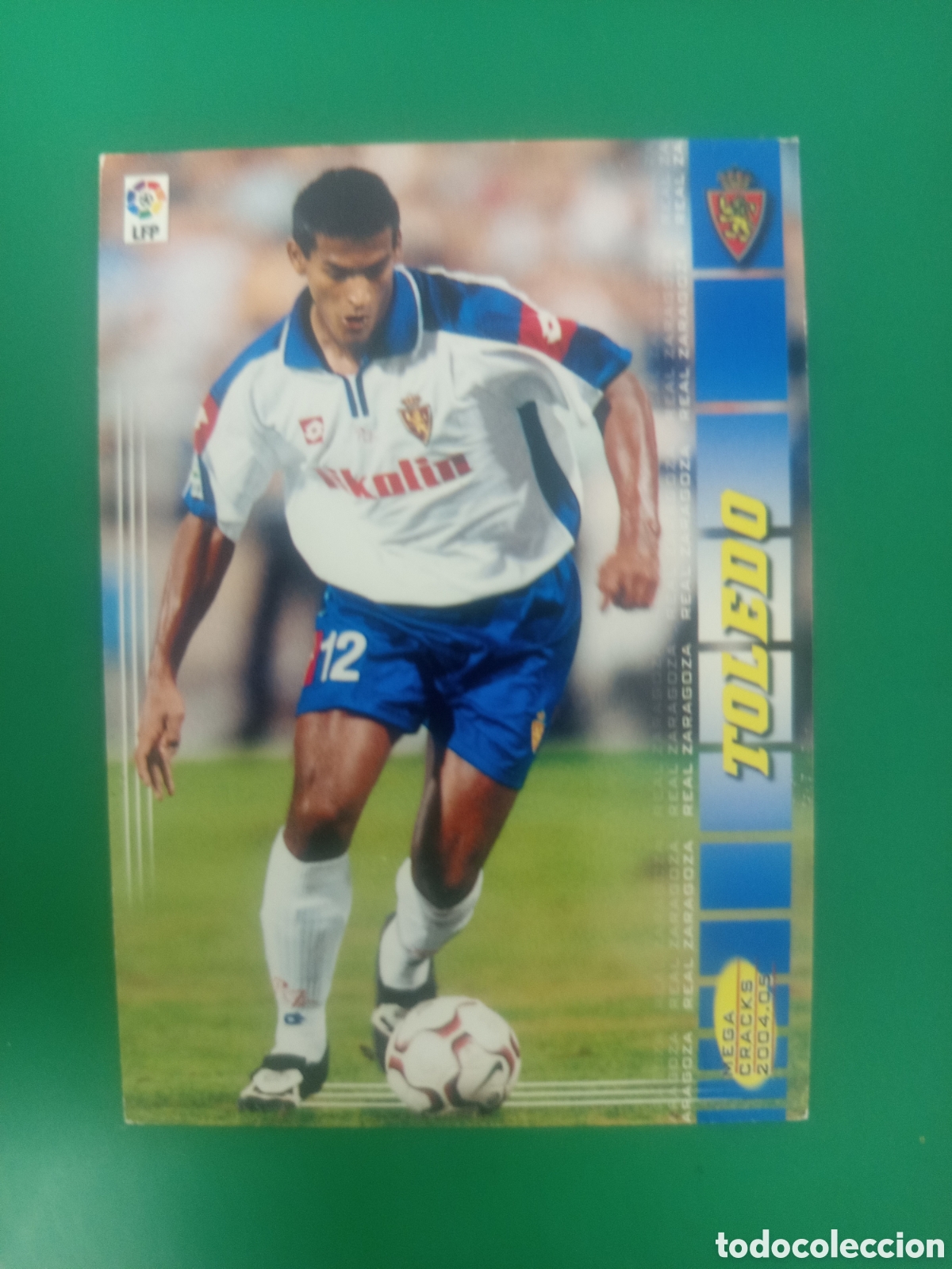 Cromos de f&uacute;tbol: ❇️ CROMO ⚽ TOLEDO ZARAGOZA MEGACRACKS MGKS 04 05 2004 2005 PANINI SPORTS ❇️