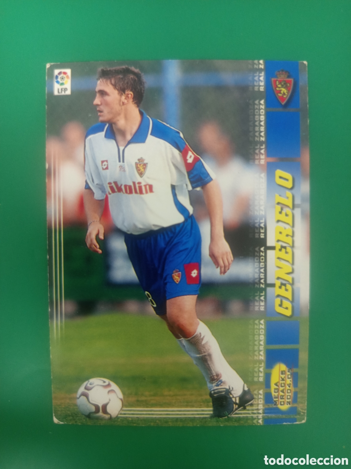 Cromos de f&uacute;tbol: ❇️ CROMO ⚽ GENERELO ZARAGOZA MEGACRACKS MGKS 04 05 2004 2005 PANINI SPORTS ❇️
