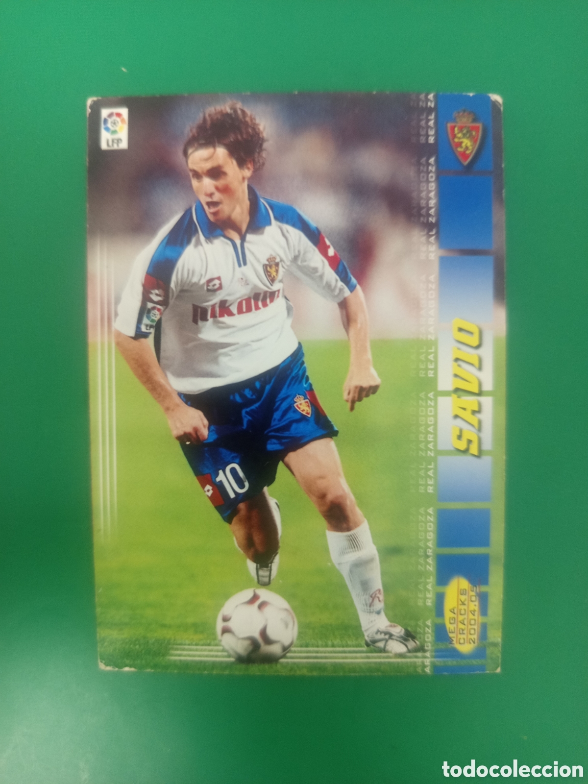 Cromos de f&uacute;tbol: ❇️ CROMO ⚽ SAVIO ZARAGOZA MEGACRACKS MGKS 04 05 2004 2005 PANINI SPORTS ❇️