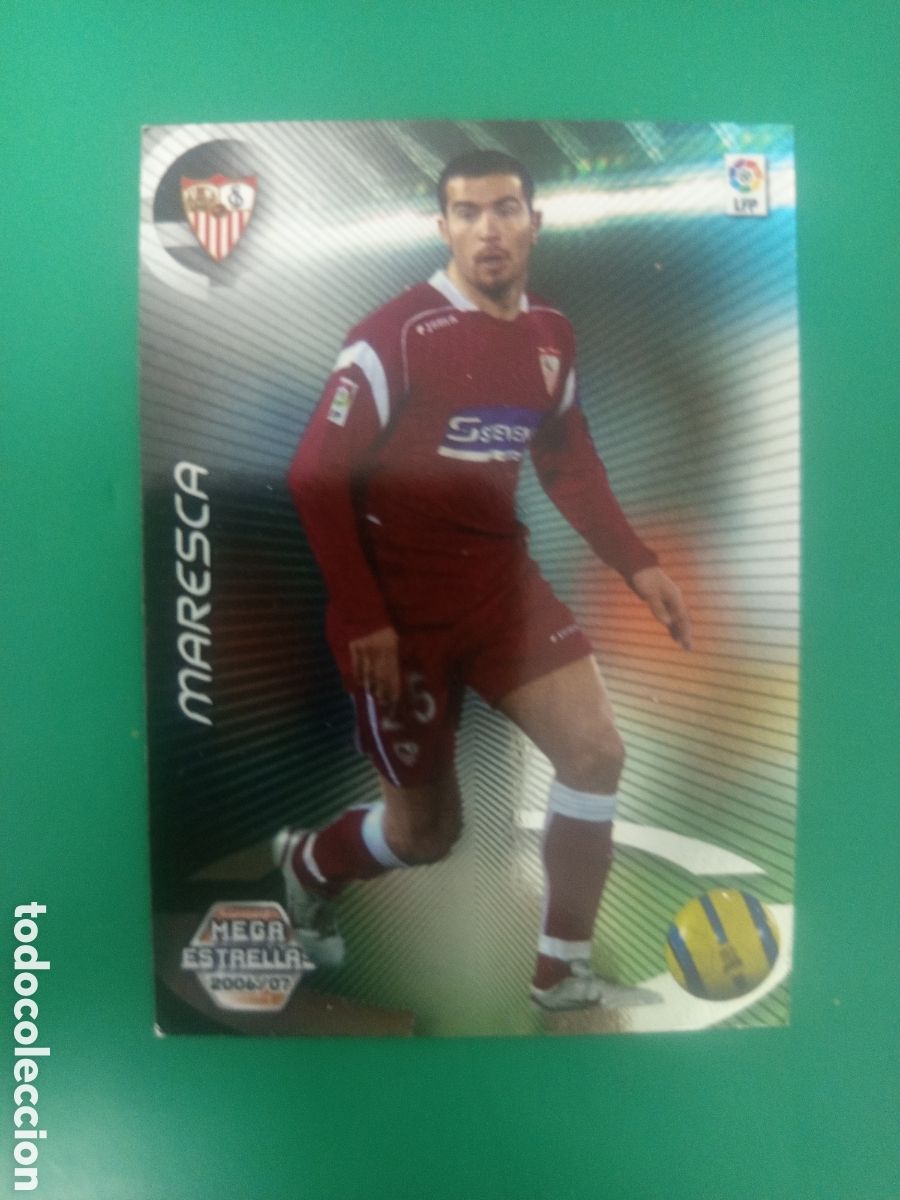Cromos de f&uacute;tbol: ❇️ CROMO ⚽ MARESCA SEVILLA MEGA ESTRELLAS MEGACRACKS MGKS 06 07 2006 2007 PANINI SPORTS ❇️