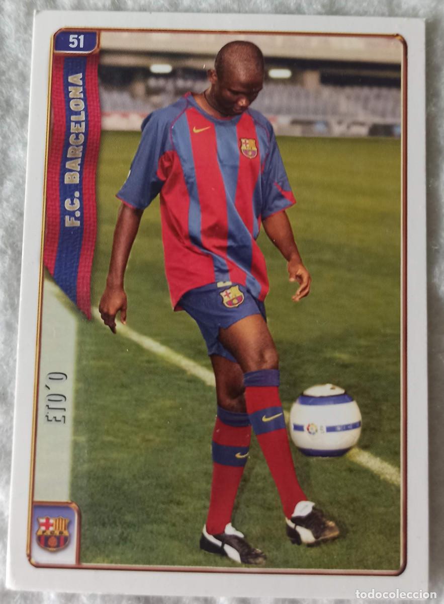 Cromos de f&uacute;tbol: CROMO SAMUEL ETO'O FICHAS 2005 NUMERO 51