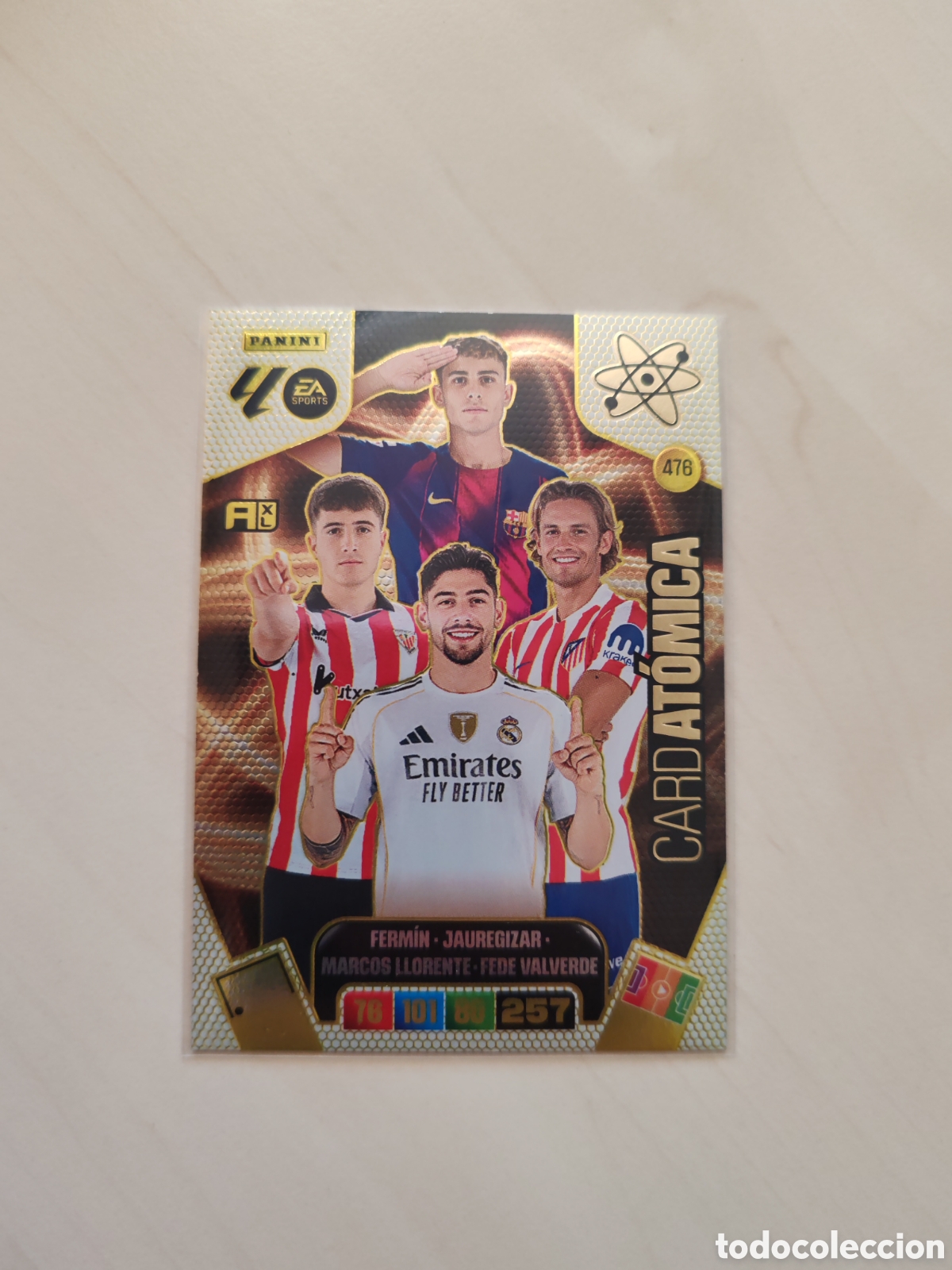 Cromos de f&uacute;tbol: Cromo Panini Adrenalyn 2025 2026 / 25 26 Card At&oacute;mica 476