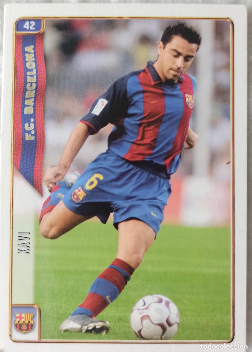 Cromos de f&uacute;tbol: CROMO XAVI HERNANDEZ FICHAS 2005 NUMERO 42