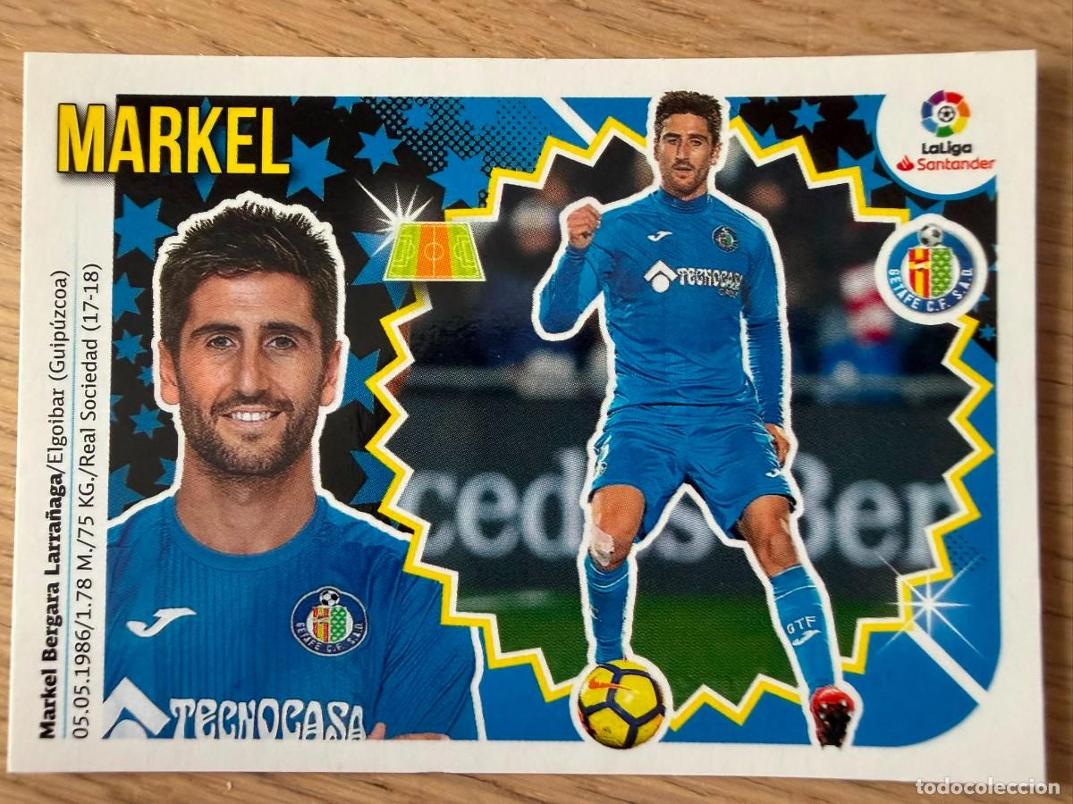 Cromos de f&uacute;tbol: 9 MARKEL GETAFE 18 19 2018 2019 LIGA SANTANDER COLECCIONES ESTE SIN PEGAR STICKER