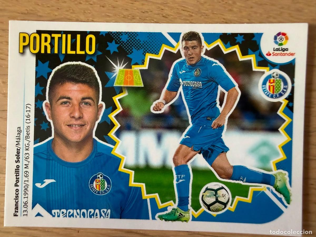 Cromos de f&uacute;tbol: 11A 11 A PORTILLO GETAFE 18 19 2018 2019 LIGA SANTANDER COLECCIONES ESTE SIN PEGAR STICKER