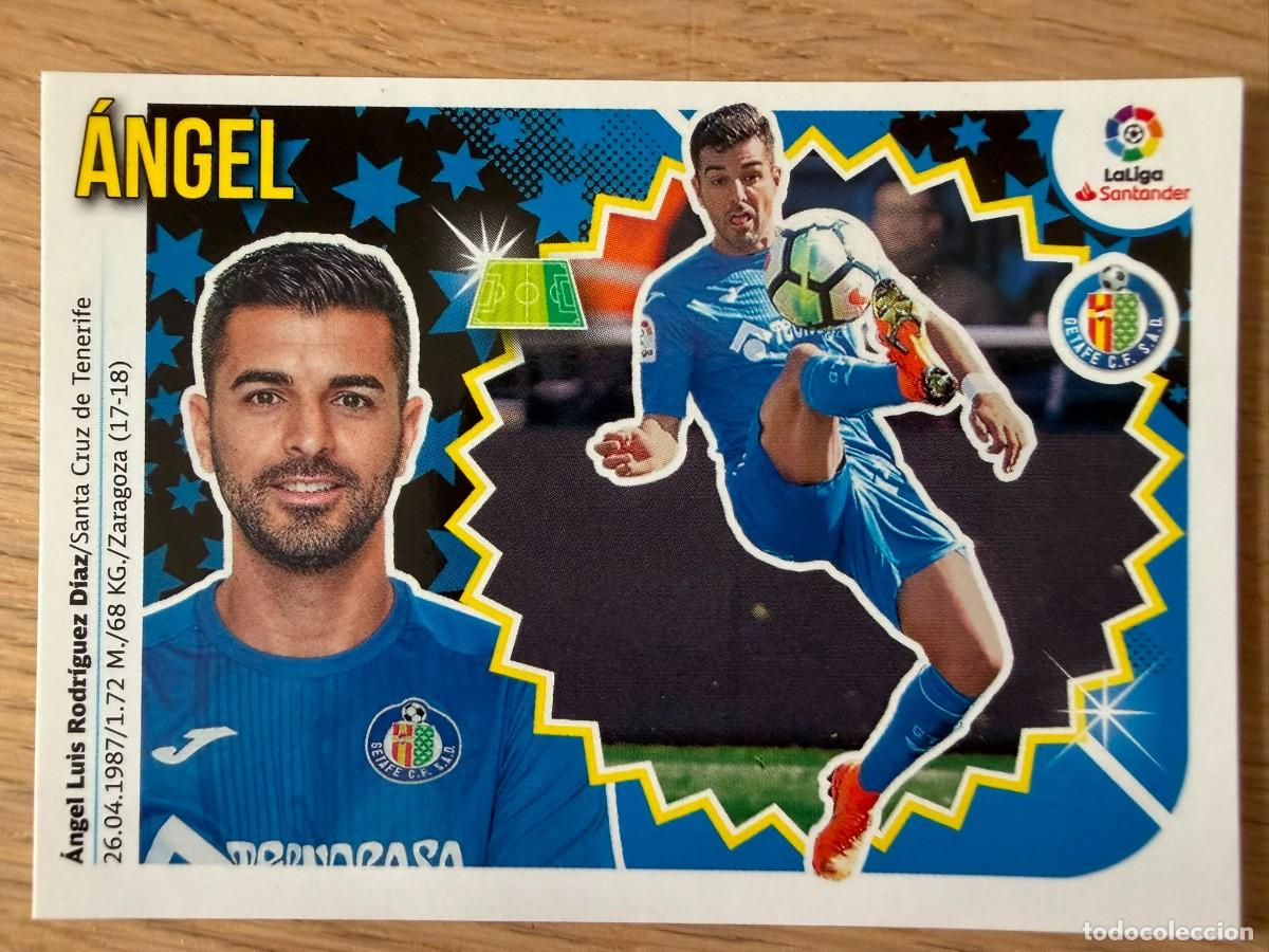 Football Stickers: 14 ANGEL GETAFE 18 19 2018 2019 LIGA SANTANDER COLECCIONES ESTE SIN PEGAR STICKER