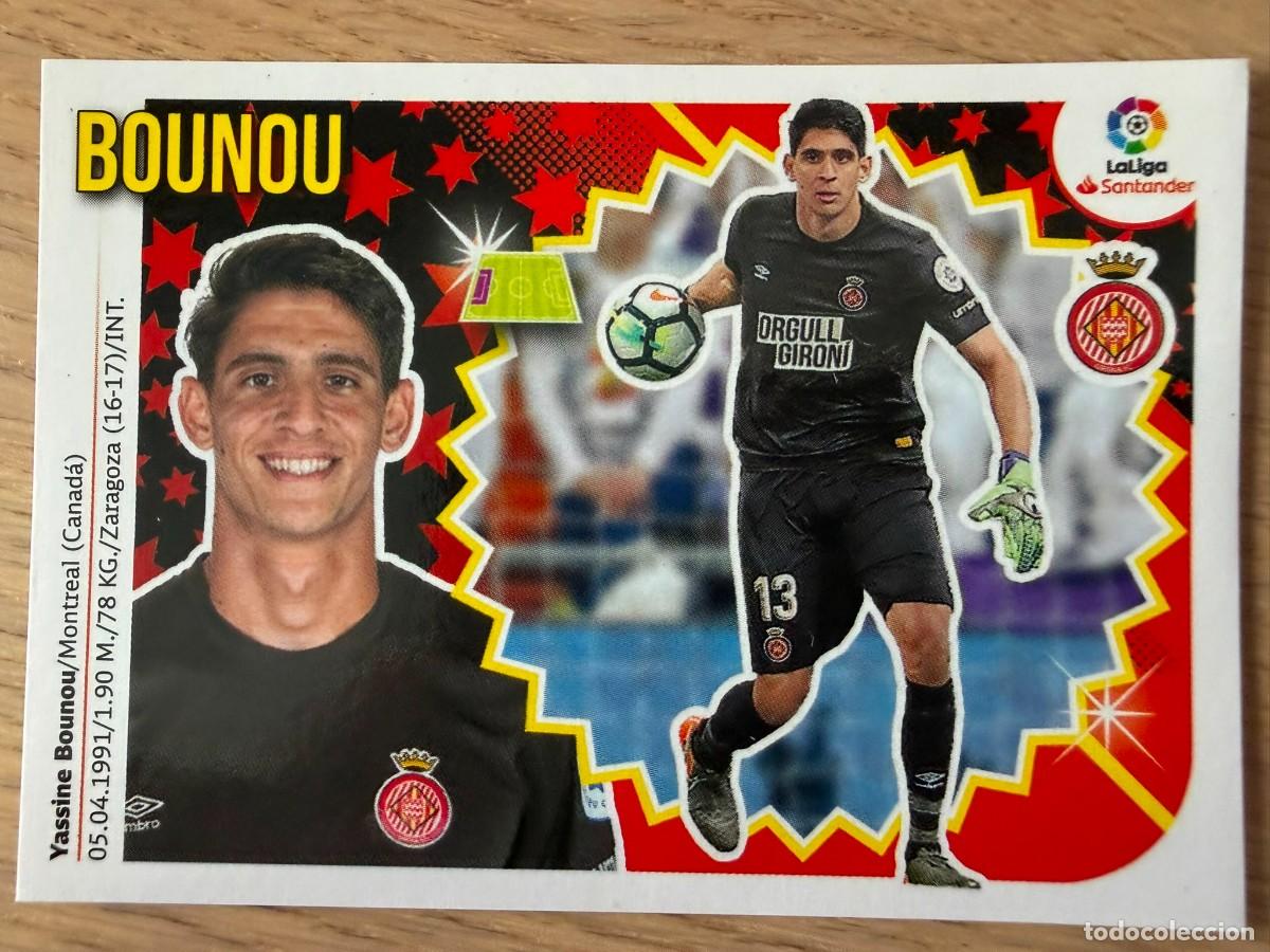 Cromos de f&uacute;tbol: 1 BOUNOU GIRONA 18 19 2018 2019 LIGA SANTANDER COLECCIONES ESTE SIN PEGAR STICKER