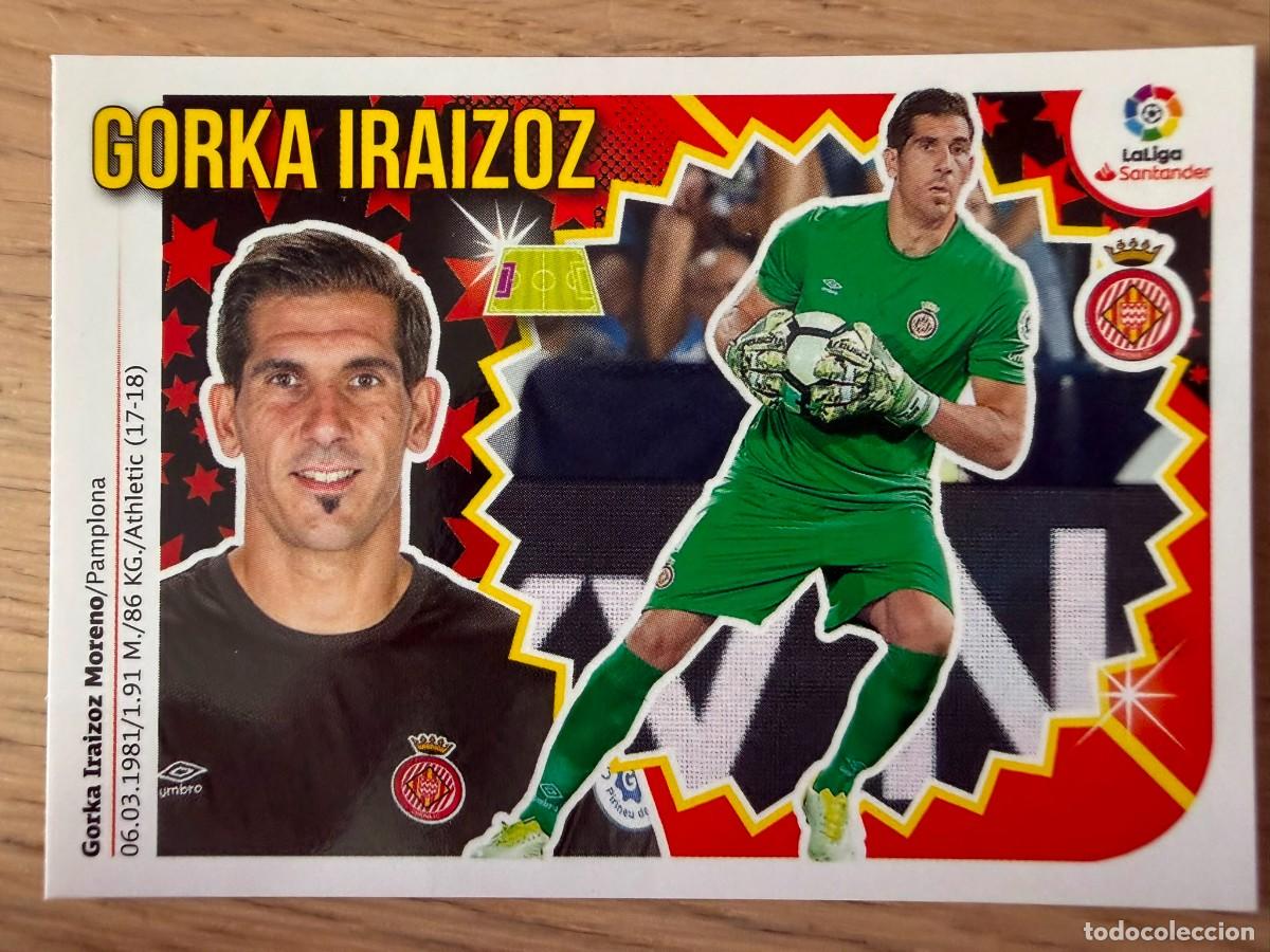 Football Stickers: 2 GORKA IRAIZOZ GIRONA 18 19 2018 2019 LIGA SANTANDER COLECCIONES ESTE SIN PEGAR STICKER