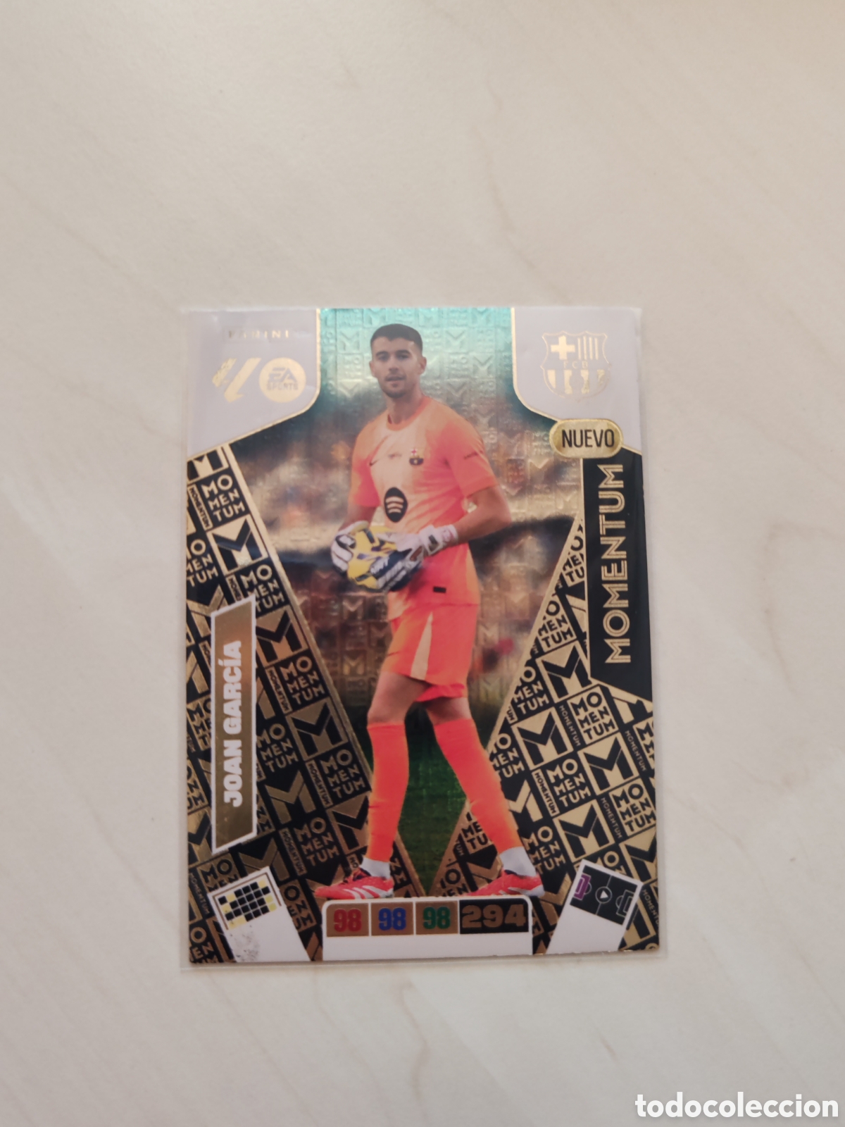 Football Stickers: Cromo JOAN GARCIA BARCELONA NUEVO MOMENTUM ADRENALYN XL LIGA 2025/2026 25 26 PANINI