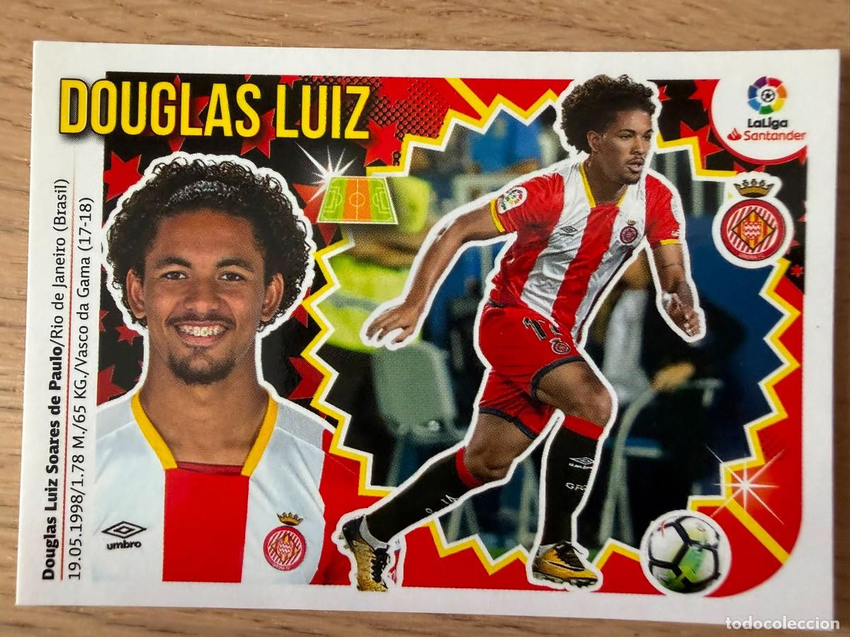Football Stickers: 10B 10 B DOUGLAS LUIZ GIRONA 18 19 2018 2019 LIGA SANTANDER COLECCIONES ESTE SIN PEGAR STICKER