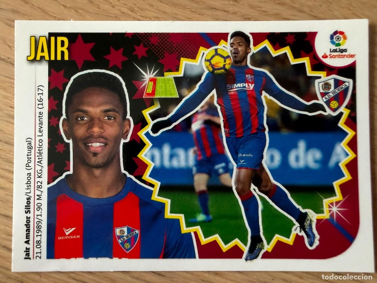 Football Stickers: 5 JAIR HUESCA 18 19 2018 2019 LIGA SANTANDER COLECCIONES ESTE SIN PEGAR STICKER
