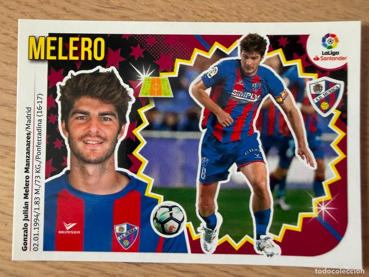 Cromos de f&uacute;tbol: 10 MELERO HUESCA 18 19 2018 2019 LIGA SANTANDER COLECCIONES ESTE SIN PEGAR STICKER