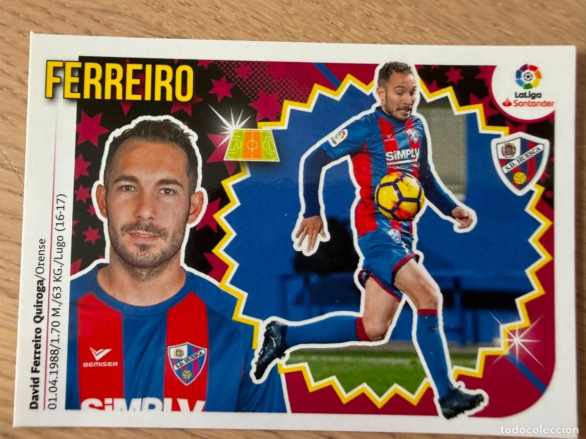 Cromos de f&uacute;tbol: 12 FERREIRO HUESCA 18 19 2018 2019 LIGA SANTANDER COLECCIONES ESTE SIN PEGAR STICKER