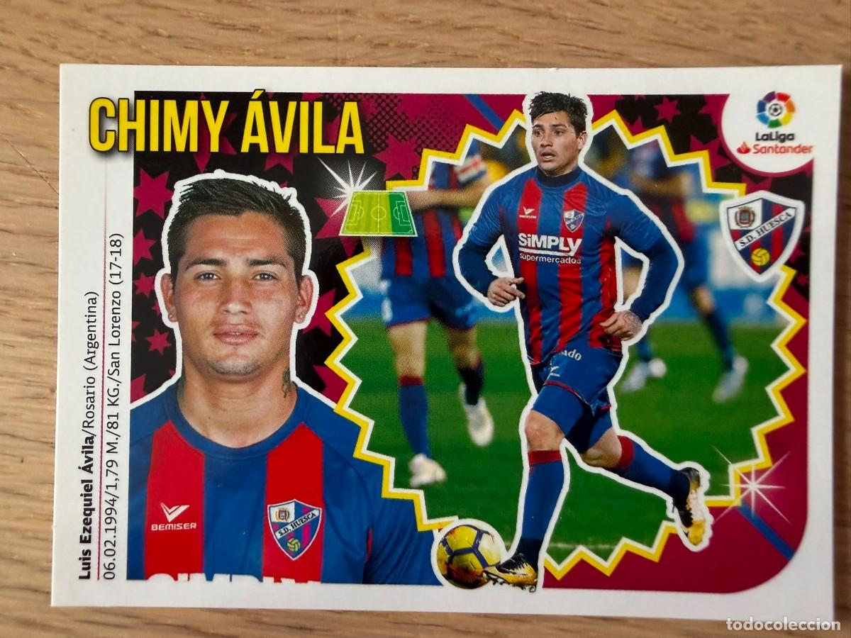 Cromos de f&uacute;tbol: 15 CHIMY AVILA HUESCA 18 19 2018 2019 LIGA SANTANDER COLECCIONES ESTE SIN PEGAR STICKER