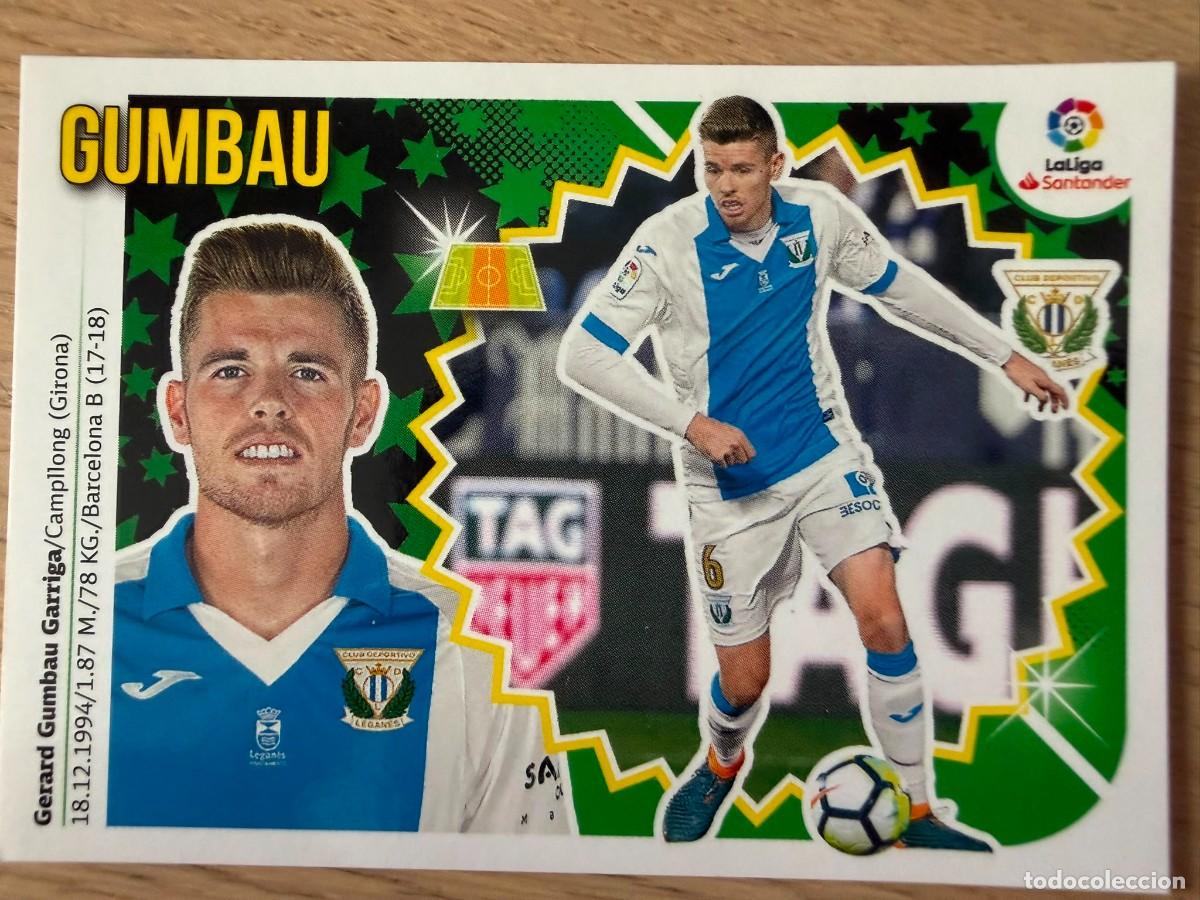 Cromos de f&uacute;tbol: 9 GUMBAU LEGANES 18 19 2018 2019 LIGA SANTANDER COLECCIONES ESTE SIN PEGAR STICKER