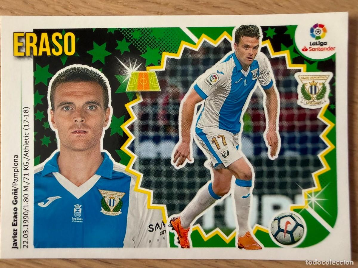Cromos de f&uacute;tbol: 11A 11 A ERASO LEGANES 18 19 2018 2019 LIGA SANTANDER COLECCIONES ESTE SIN PEGAR STICKER