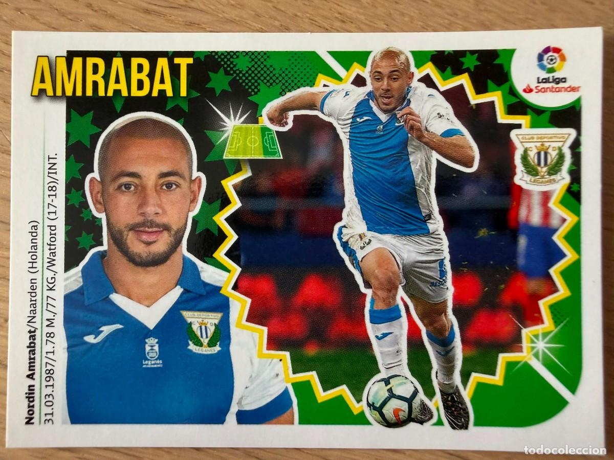 Cromos de f&uacute;tbol: 15 AMRABAT LEGANES 18 19 2018 2019 LIGA SANTANDER COLECCIONES ESTE SIN PEGAR STICKER