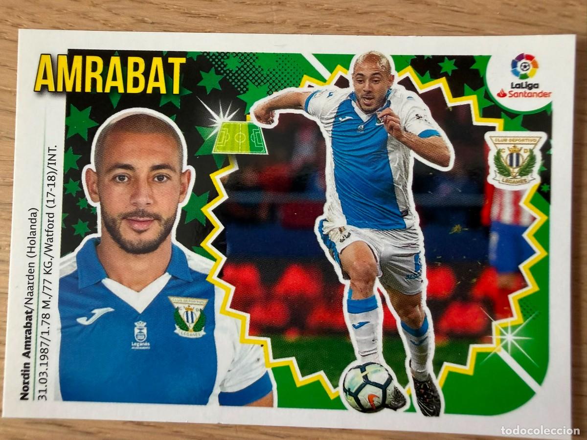 Cromos de f&uacute;tbol: 15 AMRABAT LEGANES 18 19 2018 2019 LIGA SANTANDER COLECCIONES ESTE SIN PEGAR STICKER