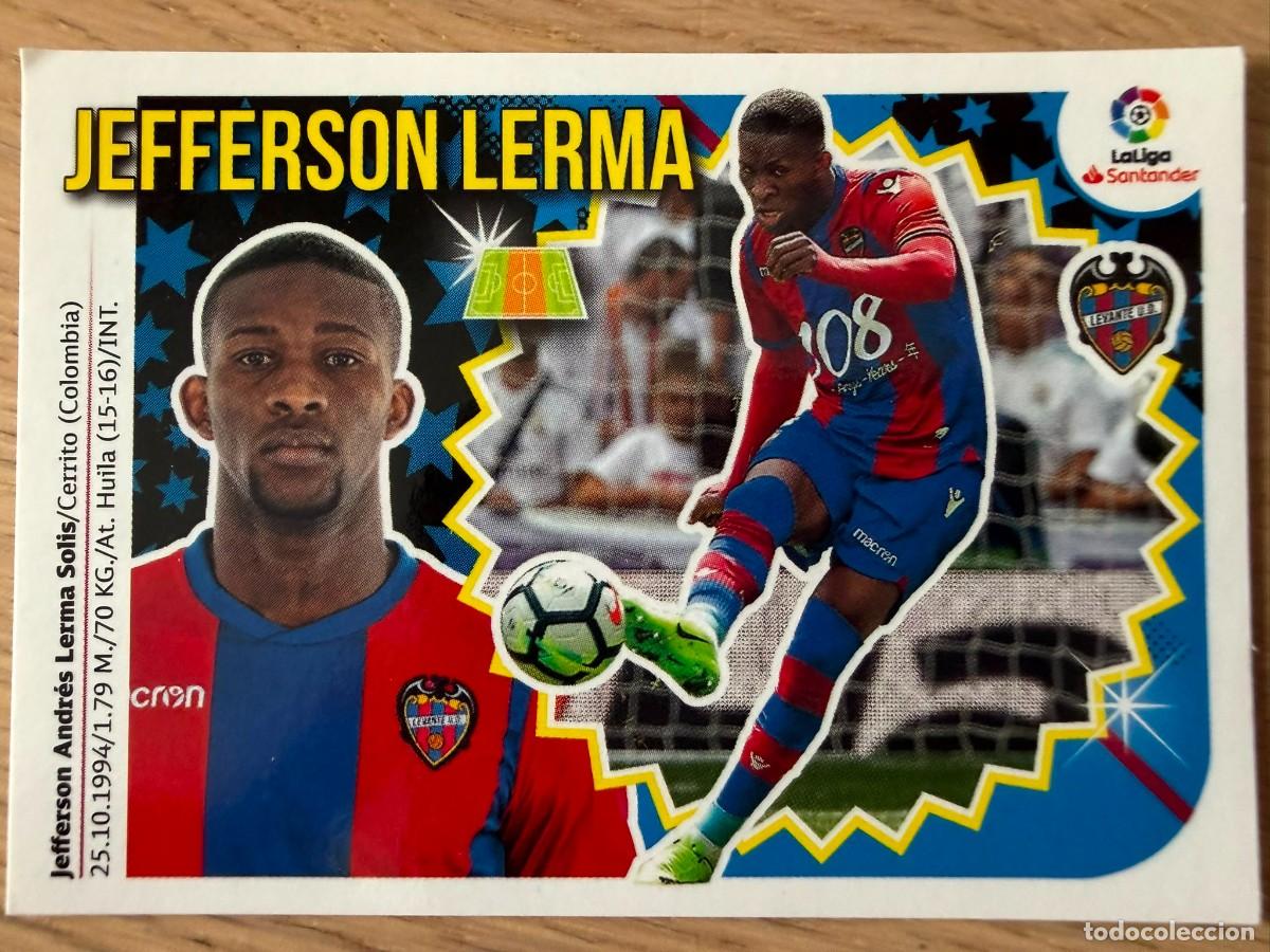 Cromos de f&uacute;tbol: 9 JEFFERSON LERMA LEVANTE 18 19 2018 2019 LIGA SANTANDER COLECCIONES ESTE SIN PEGAR STICKER